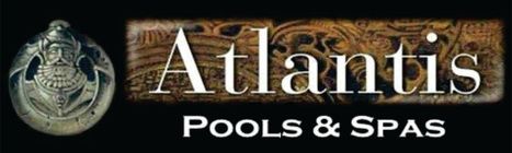 The original Atlantis Pools and Spas sign